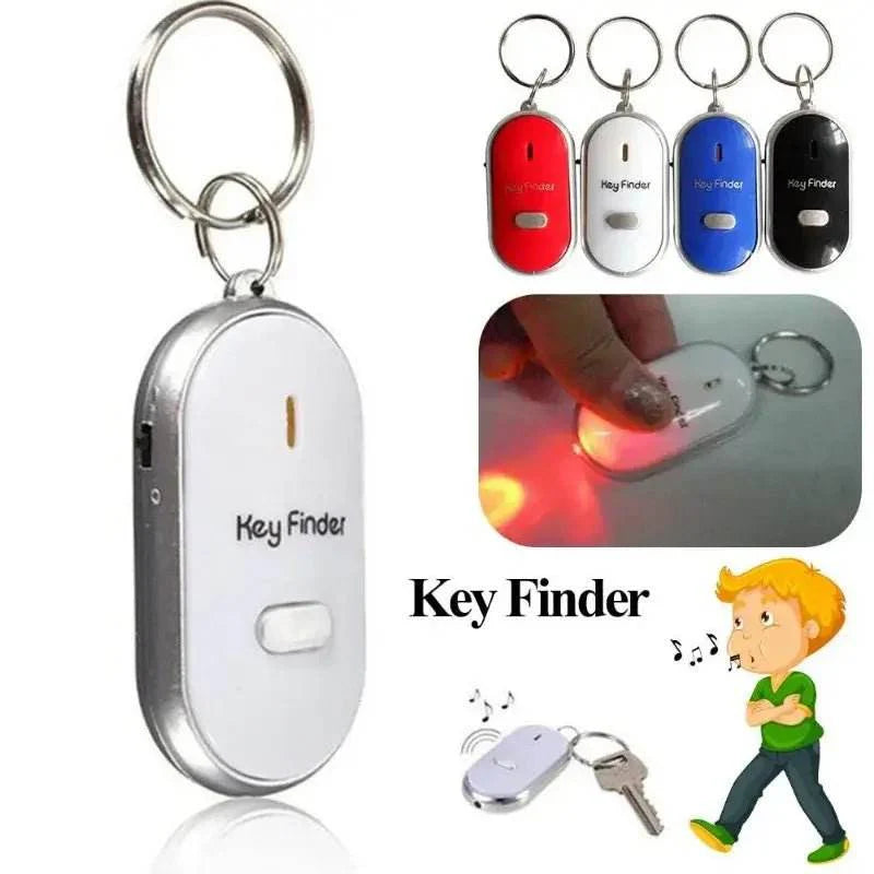 Mini Anti-lost Whistle Key Finder Flashing Beeping Remote Kids