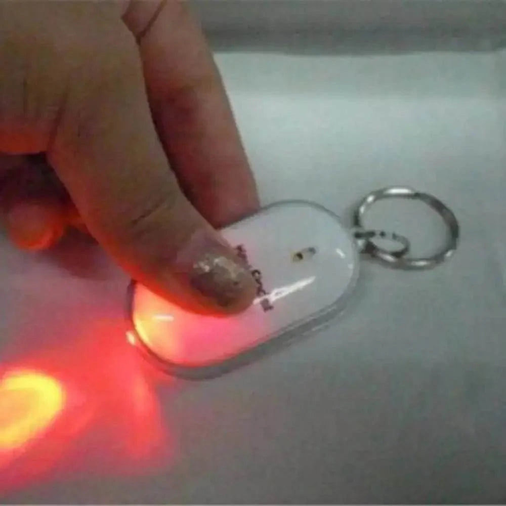 Mini Anti-lost Whistle Key Finder Flashing Beeping Remote Kids
