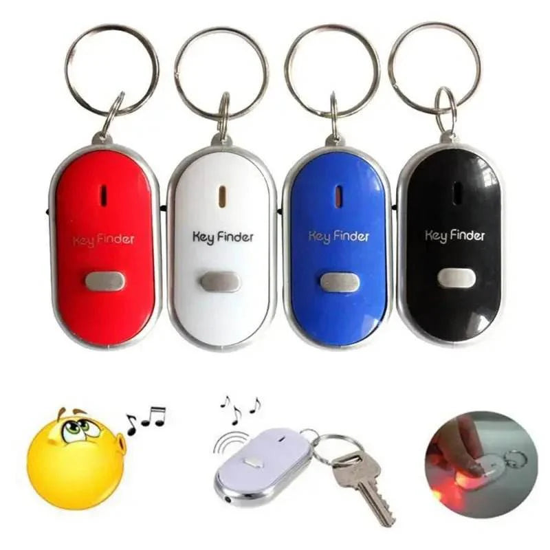 Mini Anti-lost Whistle Key Finder Flashing Beeping Remote Kids