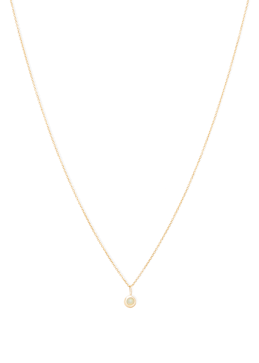 mock necklace 18k opala
