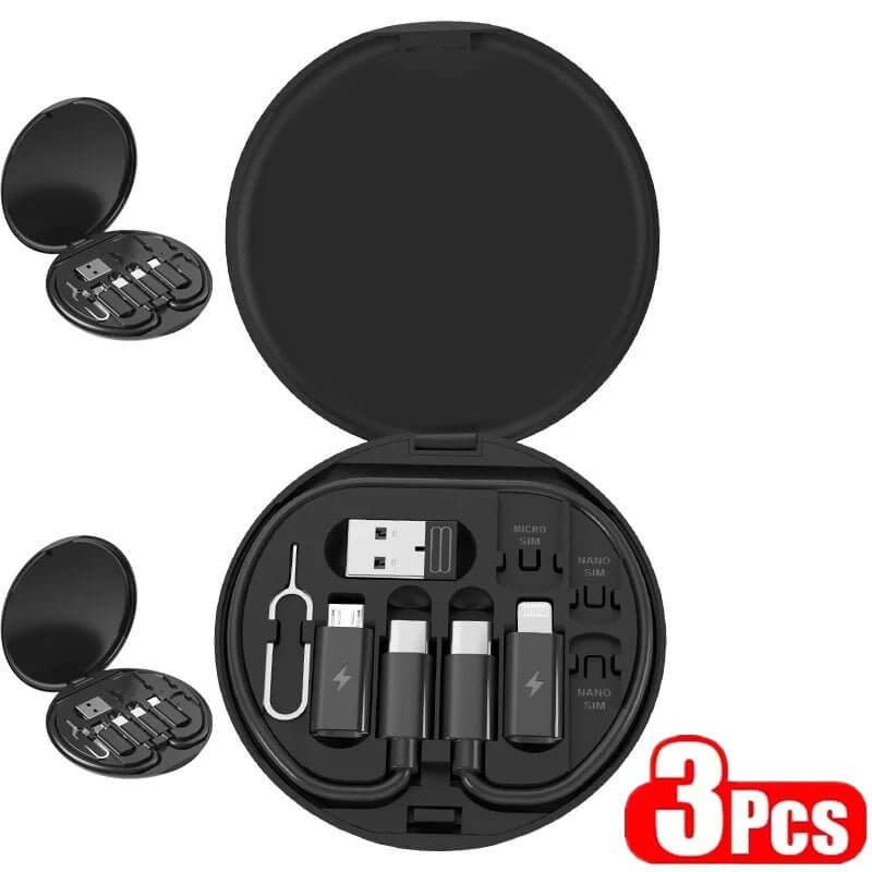 60W Multi USB Type C Charging Adapter Cable Kit