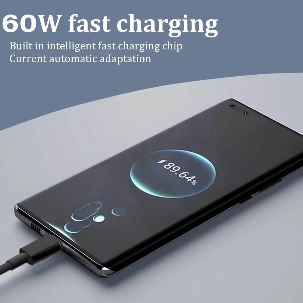 60W Multi USB Type C Charging Adapter Cable Kit