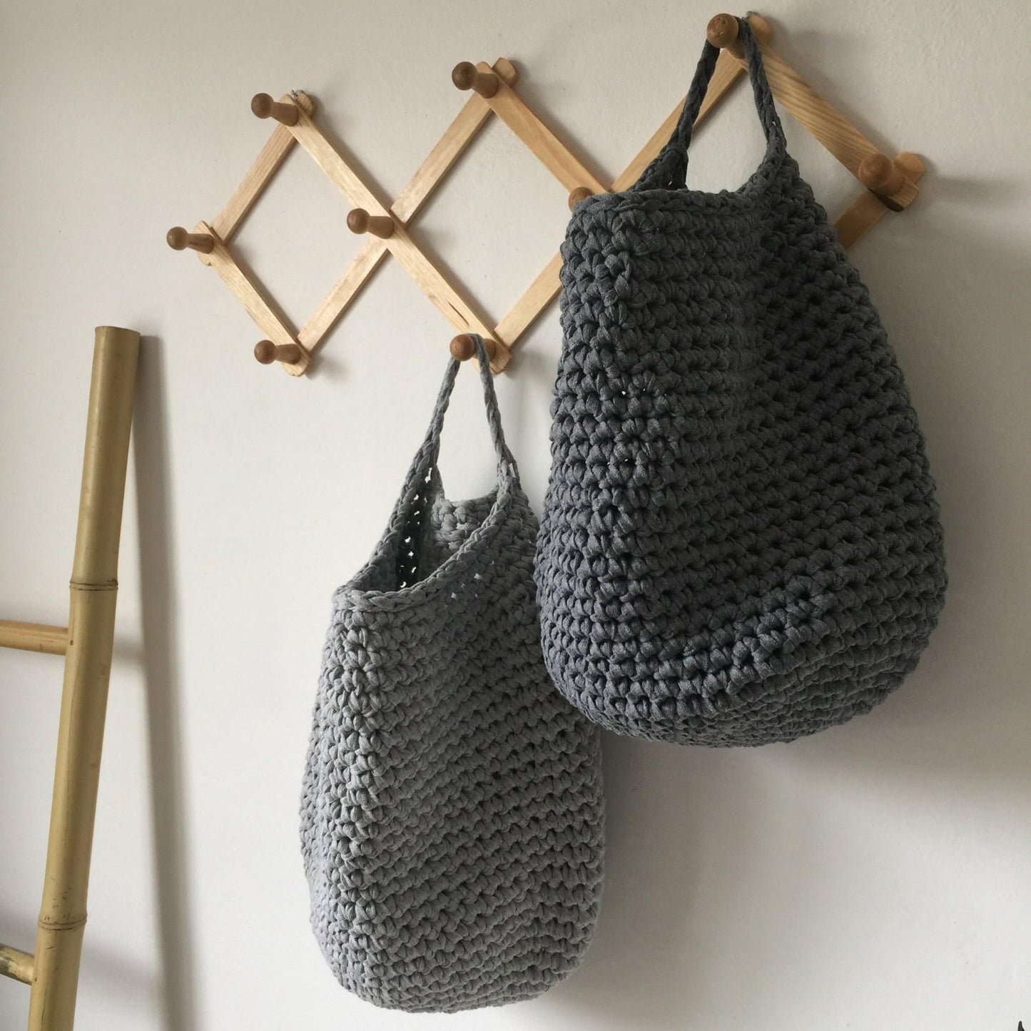 Wall Hanging Baskets - Neutral Kids Room Decor