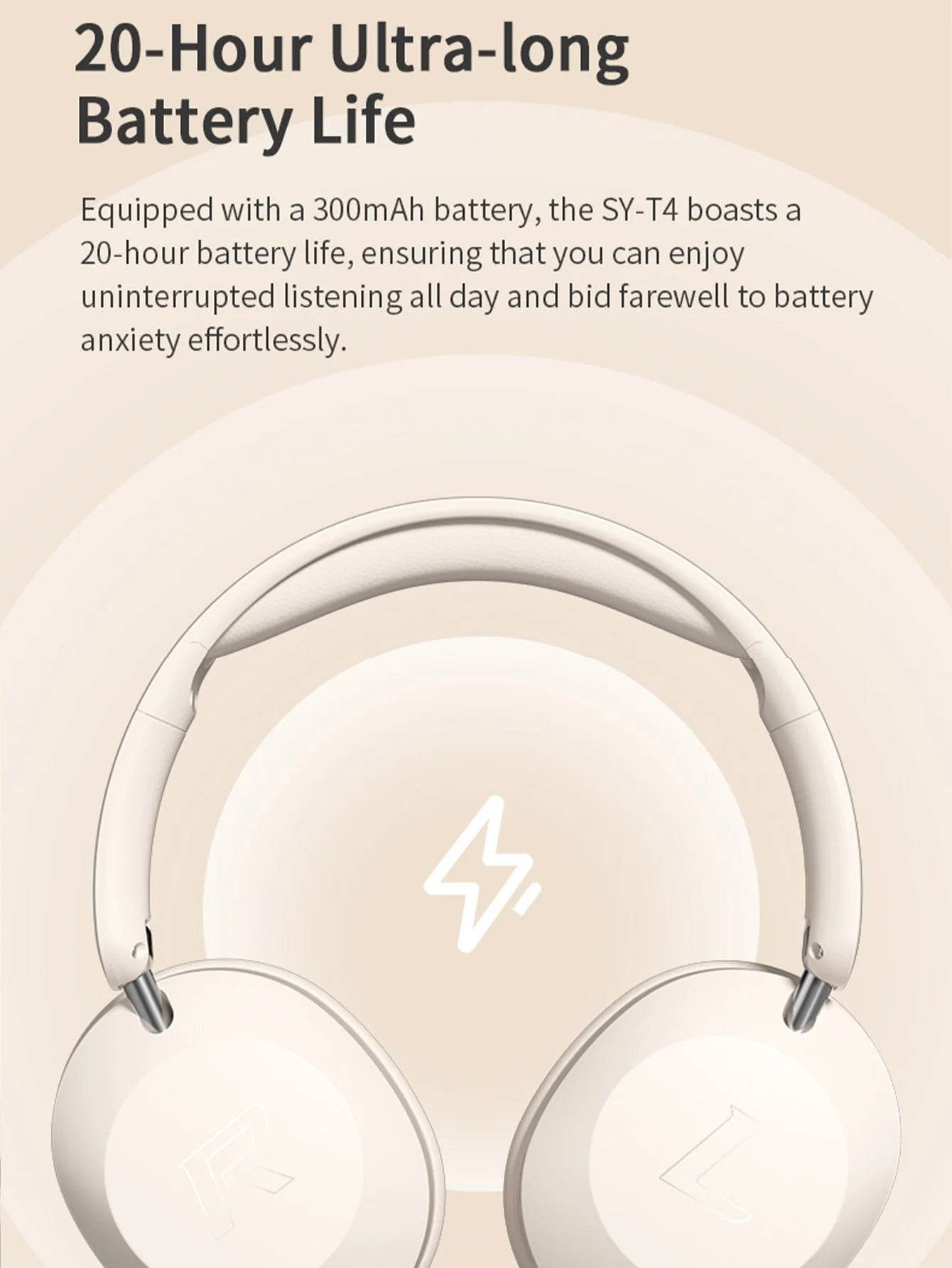 High-Quality Over-Ear Bluetooth Headphones