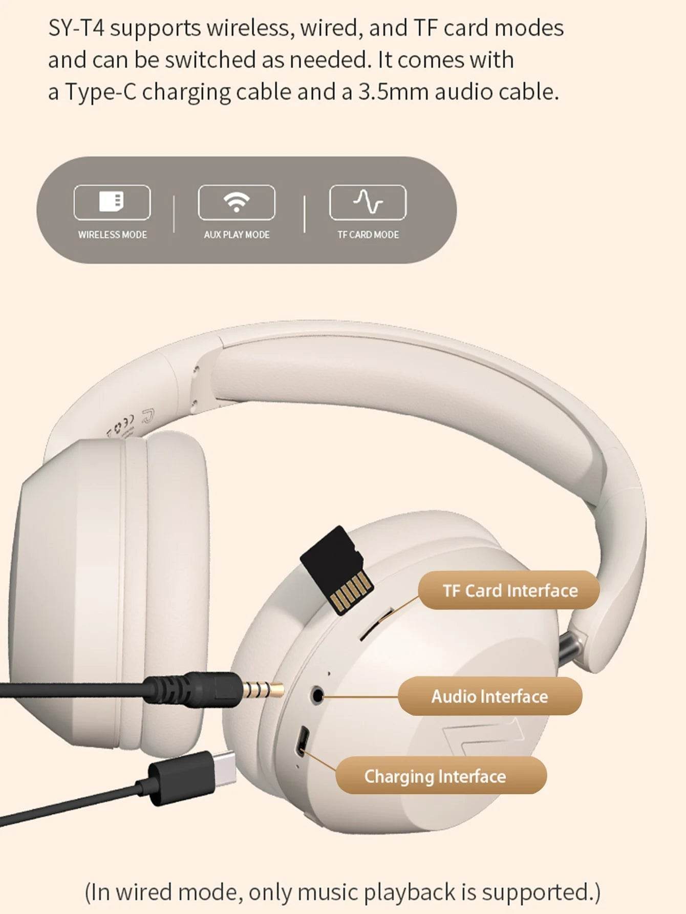 High-Quality Over-Ear Bluetooth Headphones