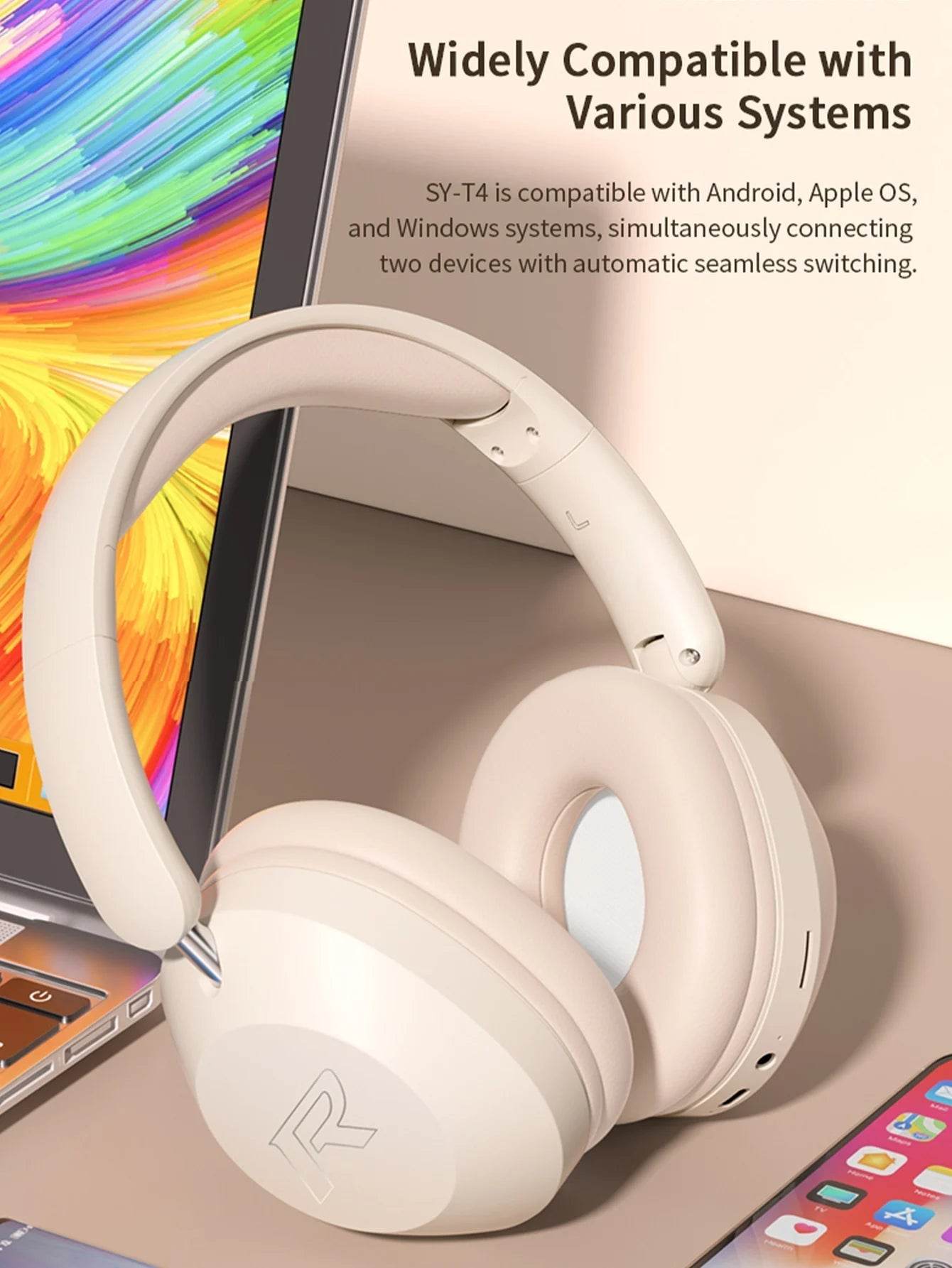 High-Quality Over-Ear Bluetooth Headphones