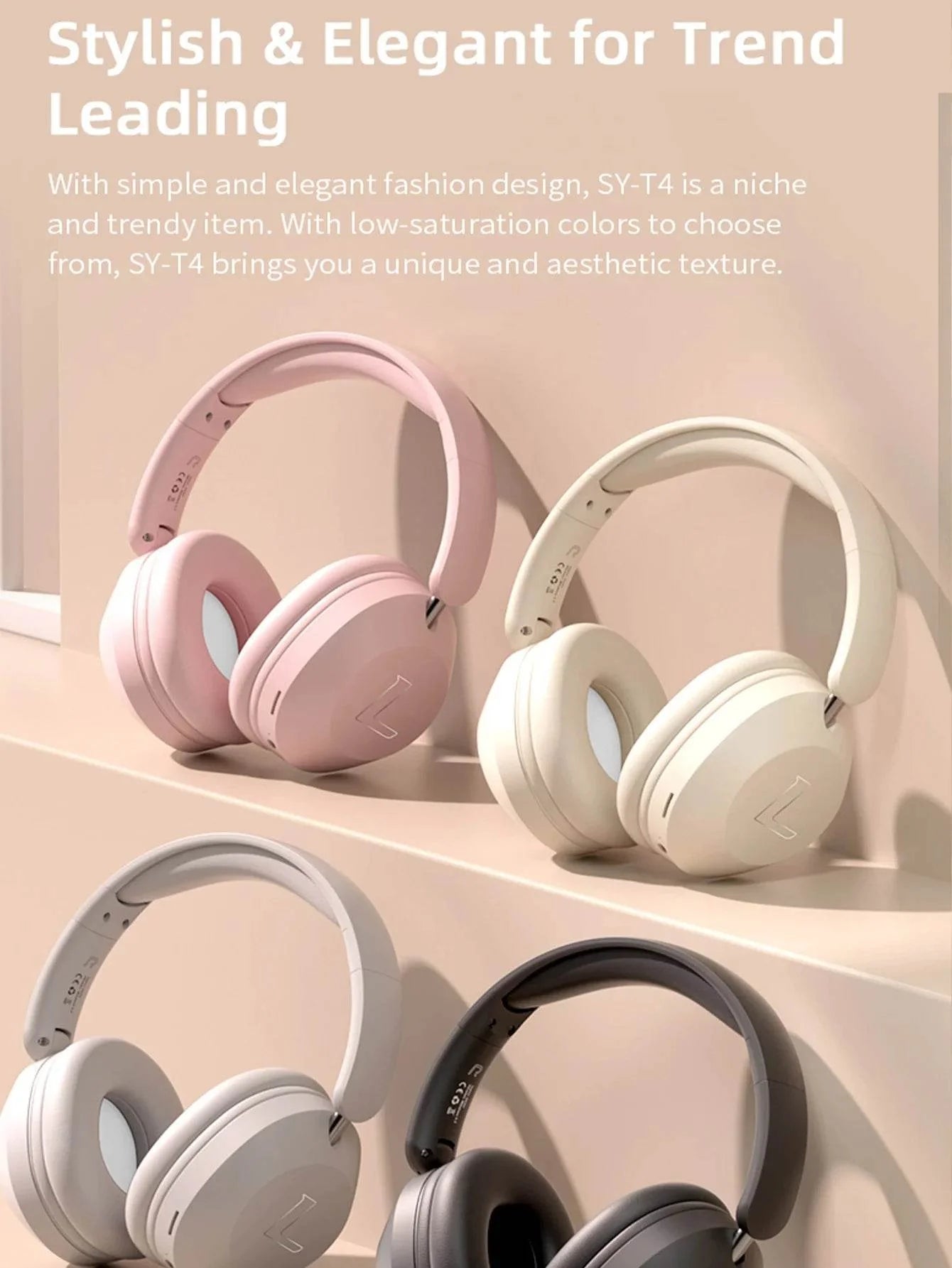 High-Quality Over-Ear Bluetooth Headphones