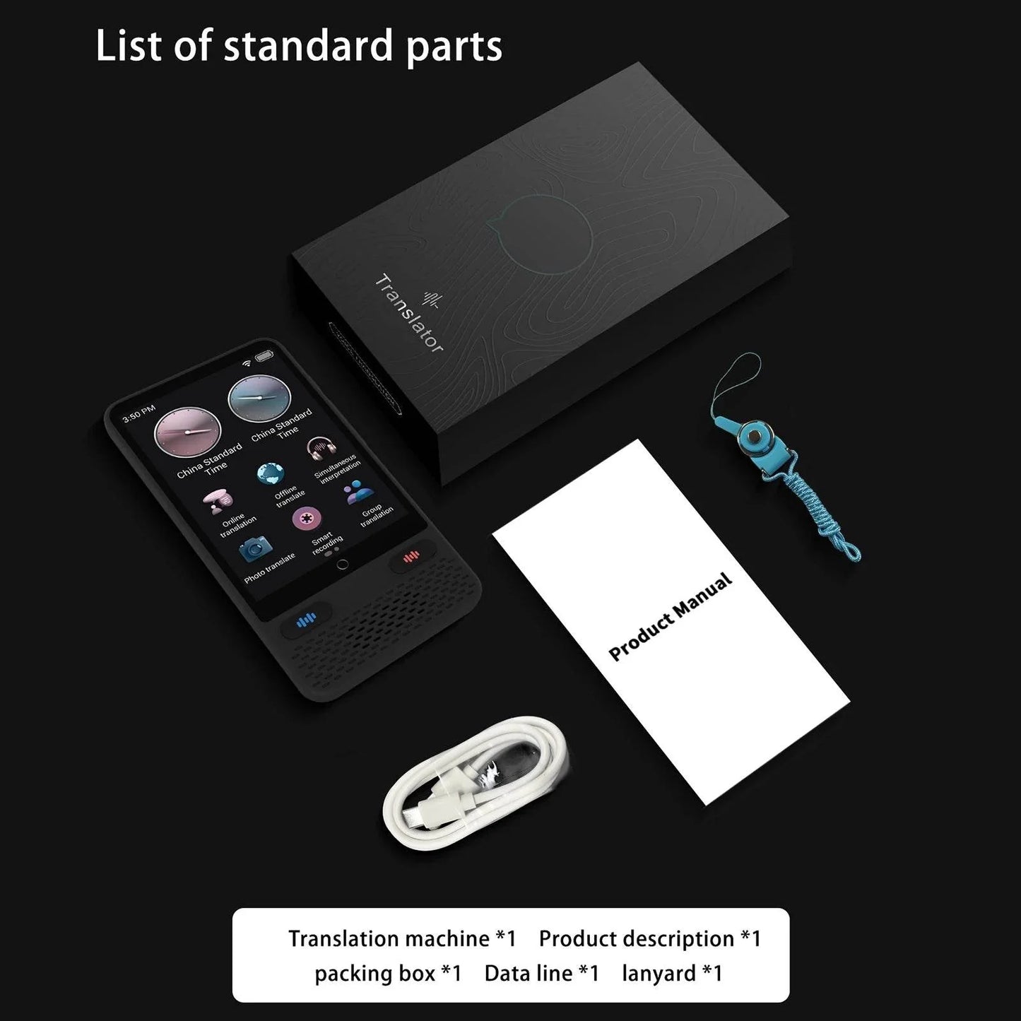 Portable Language Translator Device S85 - 138 Languages