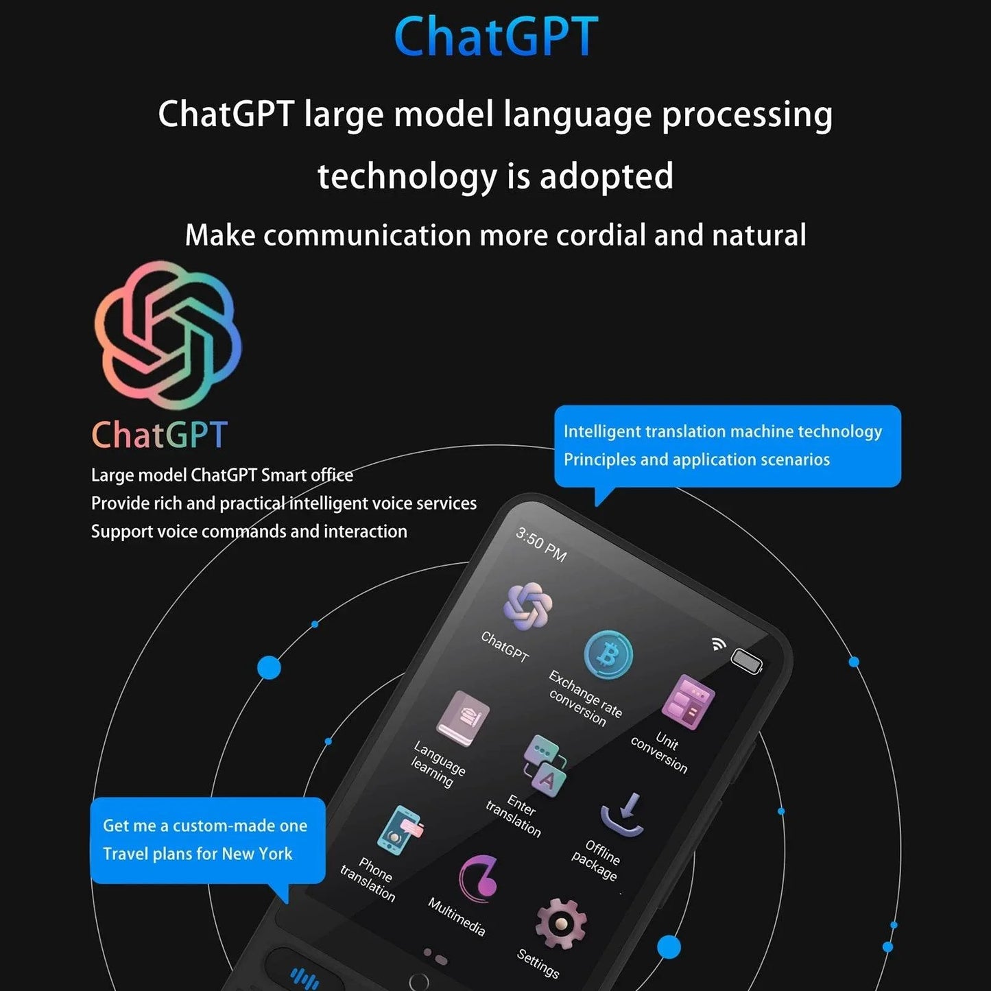Portable Language Translator Device S85 - 138 Languages