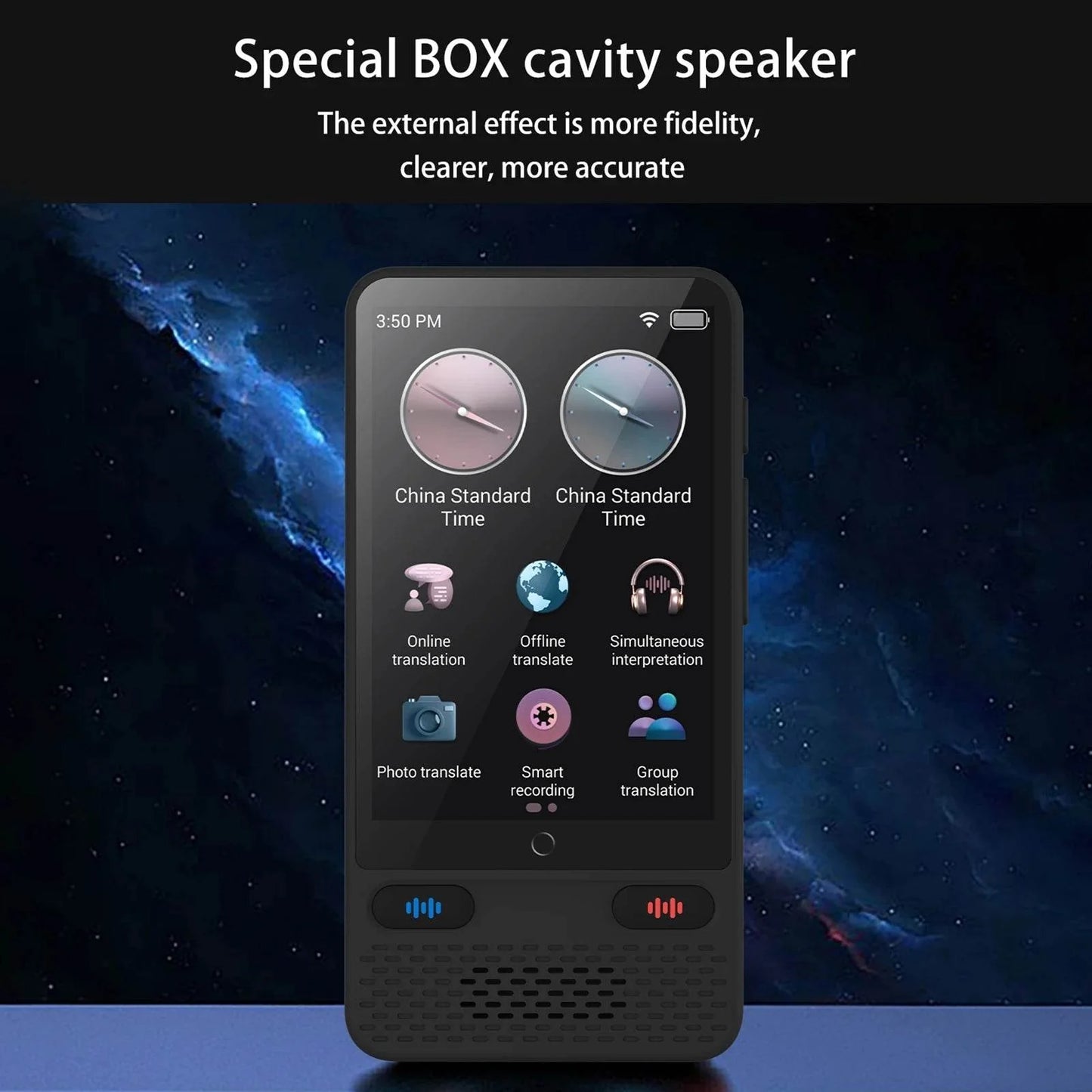 Portable Language Translator Device S85 - 138 Languages