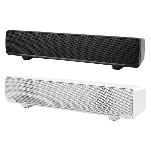 Portable USB Wired Stereo Soundbar - Qiilu
