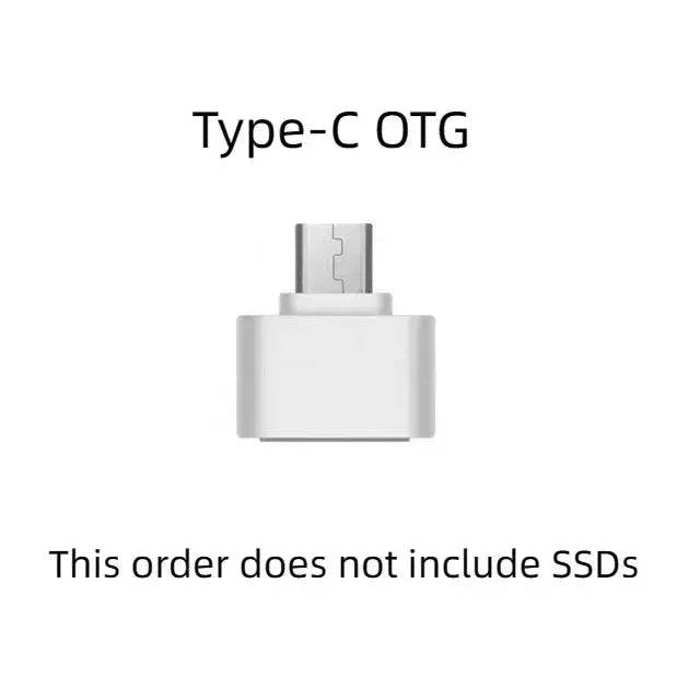 Portable SSD 1TB 2TB High Speed External Hard Drive USB3.1 Type-C Interface