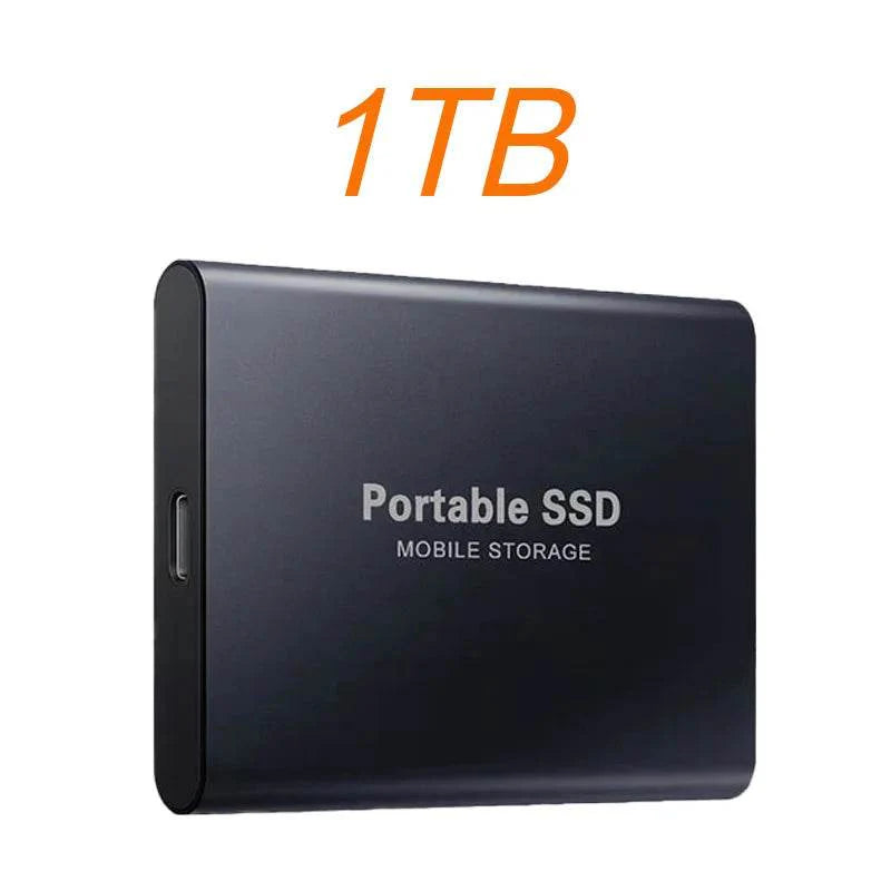 Portable SSD 1TB 2TB High Speed External Hard Drive USB3.1 Type-C Interface