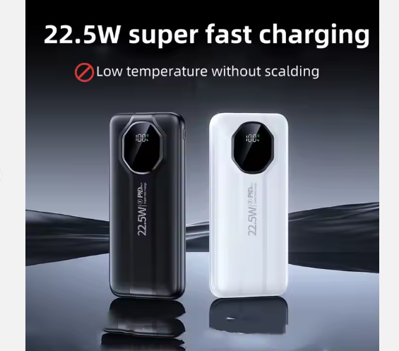 Power Bank 10000 mAh PD 22,5W con Cables Integrados