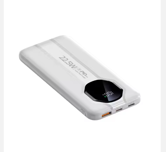 Power Bank 10000 mAh PD 22,5W con Cables Integrados