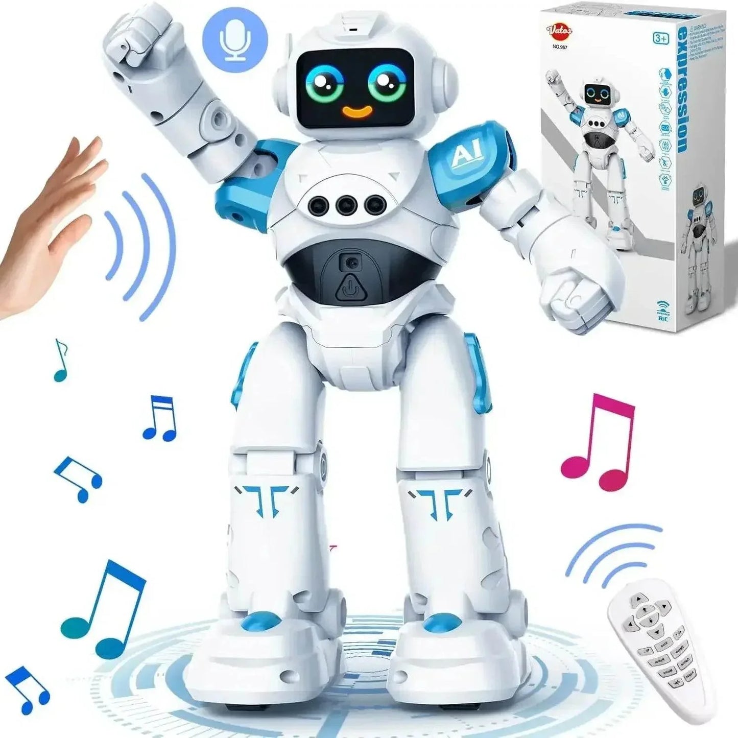 Smart Talking RC Robot Toy for Kids