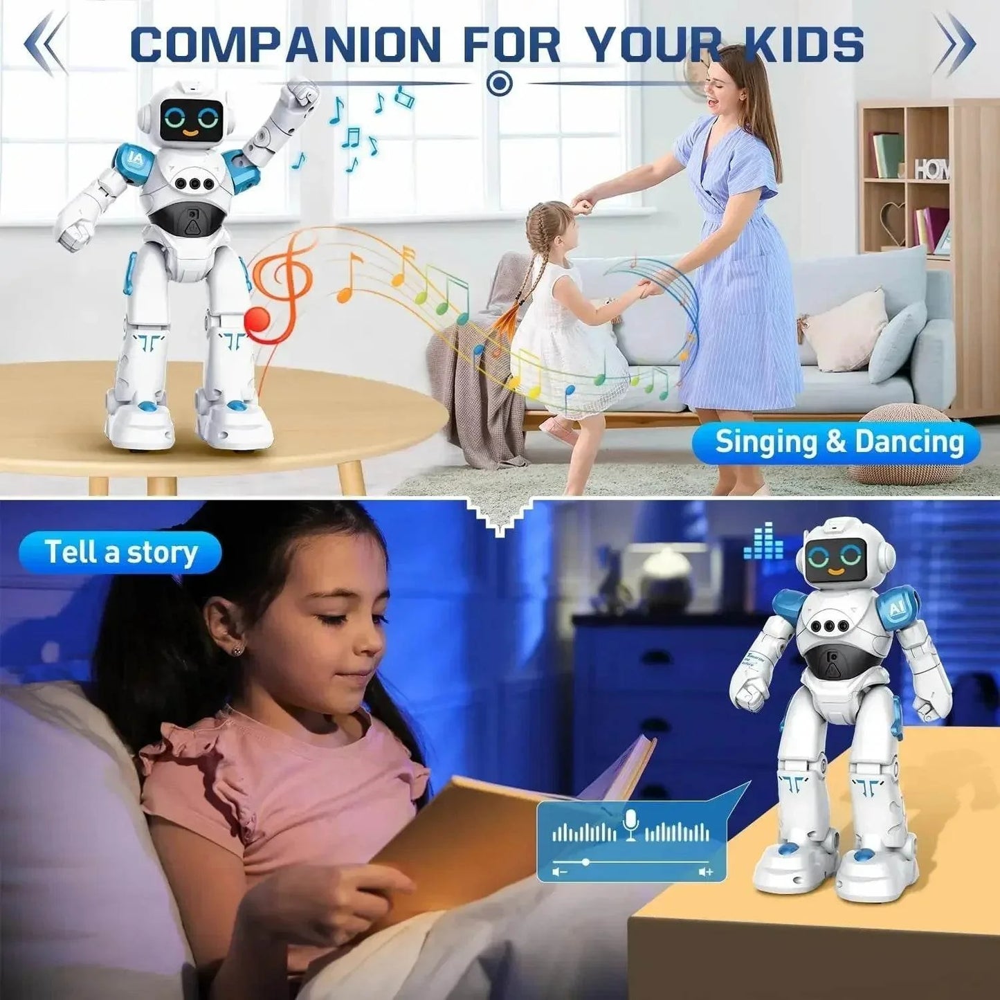 Smart Talking RC Robot Toy for Kids