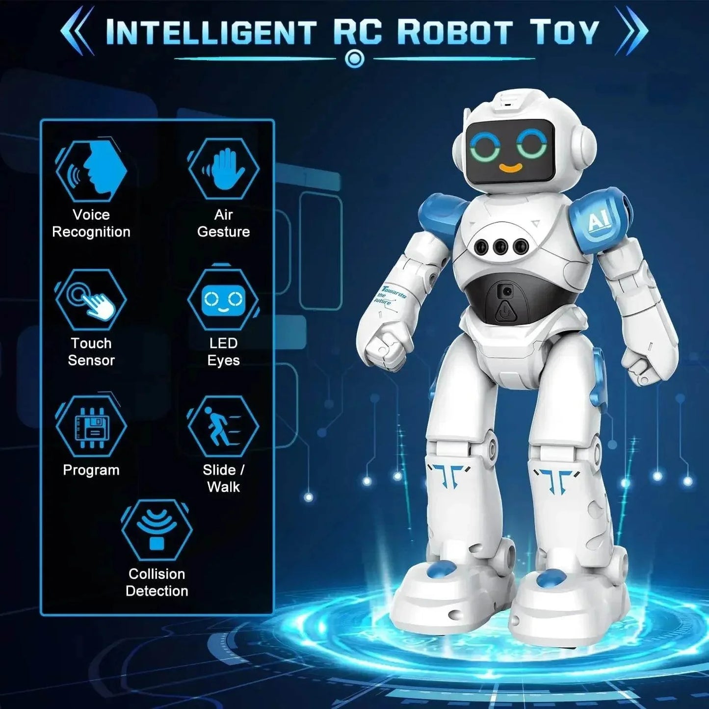 Smart Talking RC Robot Toy for Kids