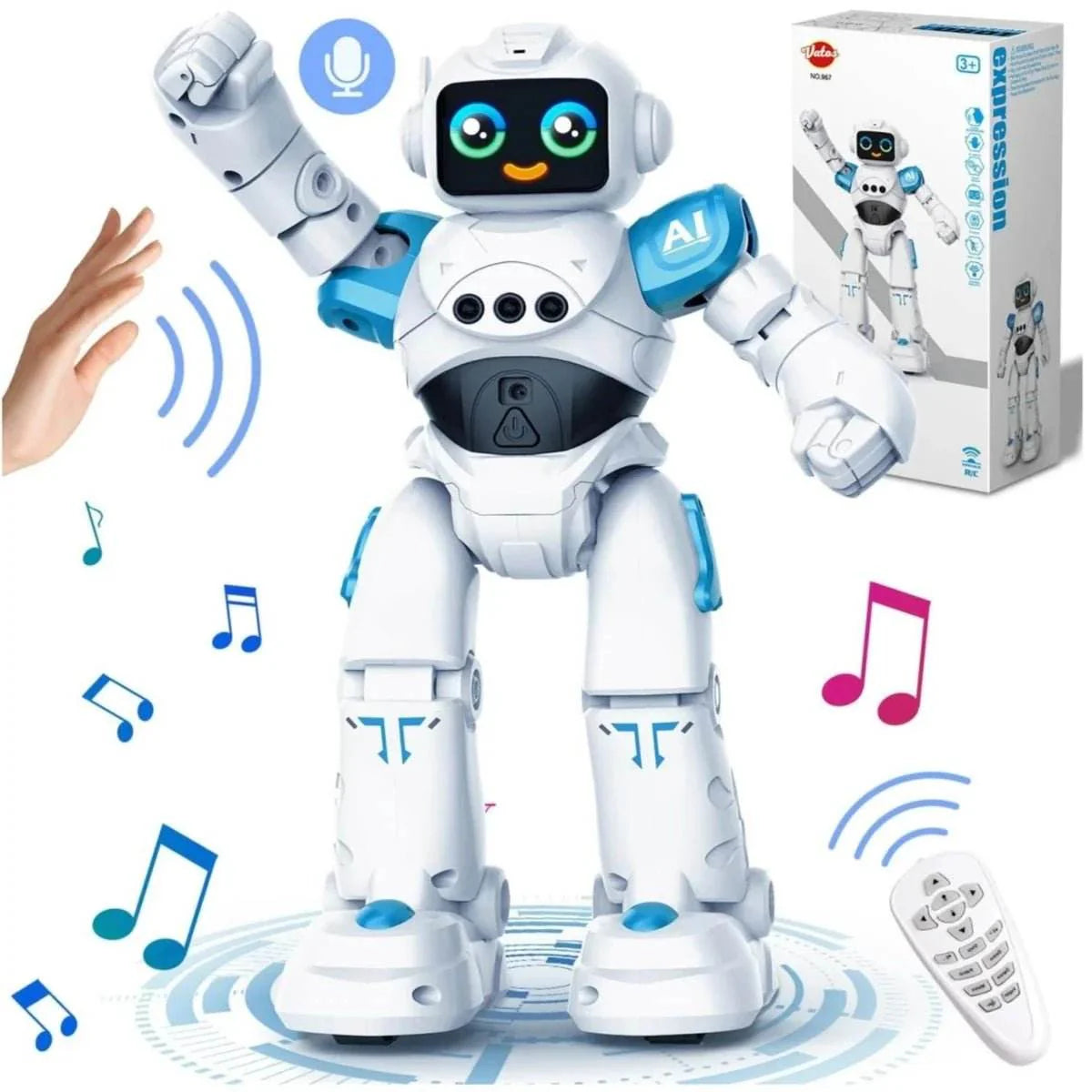 Smart Talking RC Robot Toy for Kids