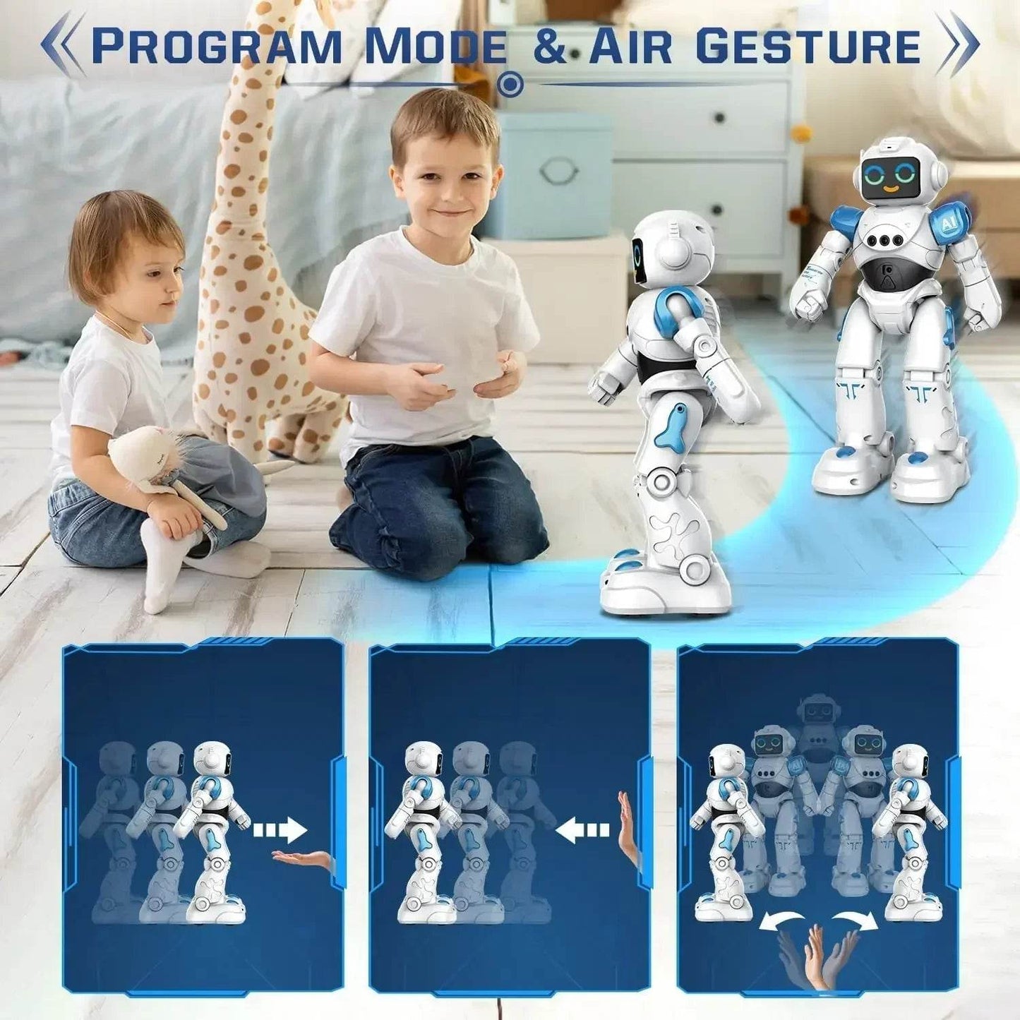 Smart Talking RC Robot Toy for Kids