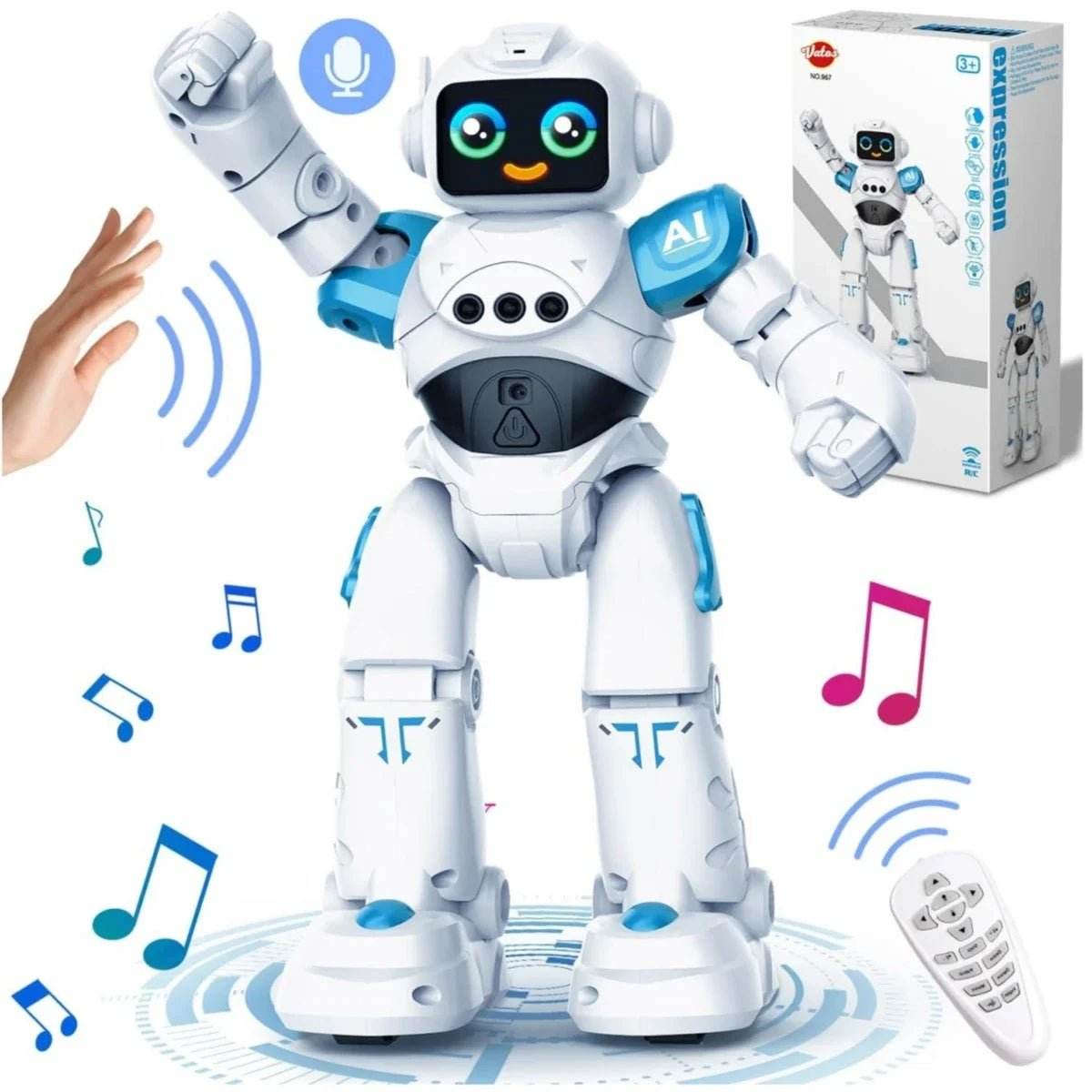 Smart Talking RC Robot Toy for Kids