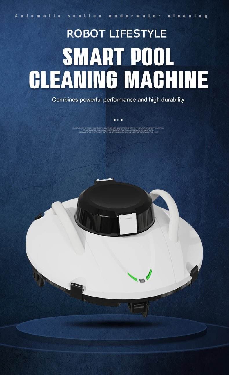 Cordless Robot Vacuum Cleaner for Pool - 5000mAh