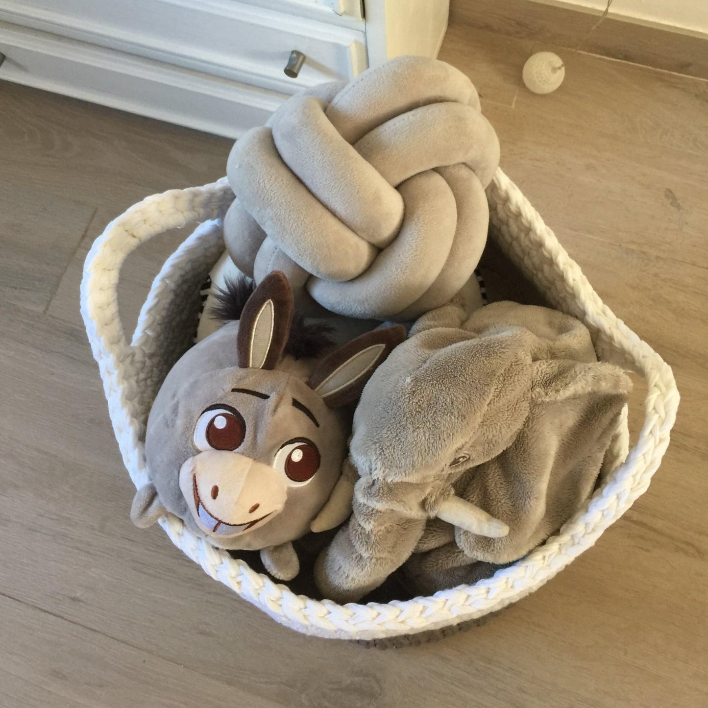 Round Storage Baskets, Modern Two Colors Baskets
