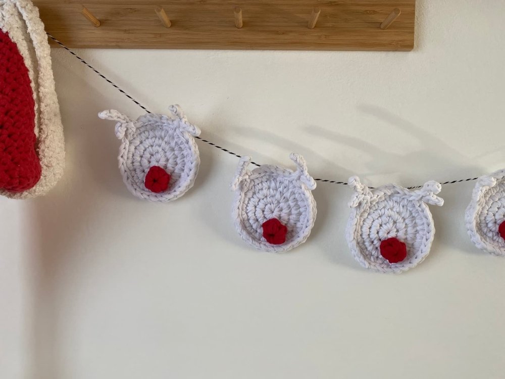 Rudolph Reindeer Christmas Ornaments Set of 4