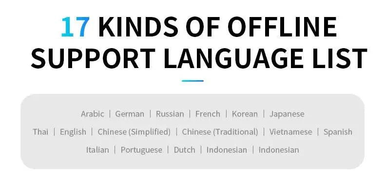 S85 Voice Portable Translator - 138 Languages