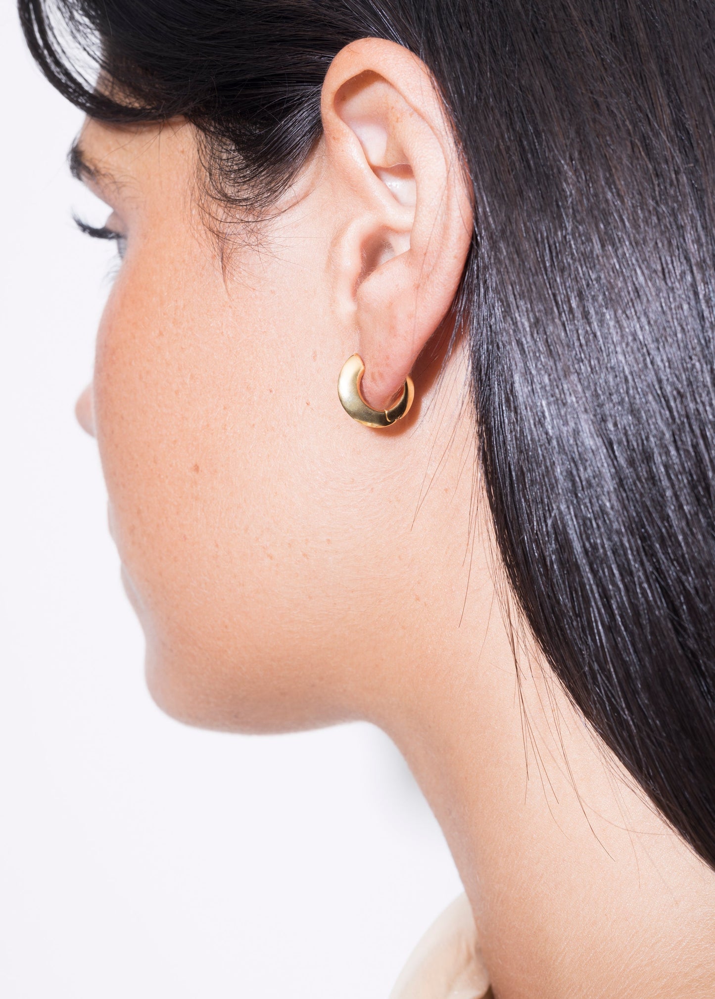 mini sarah polished earrings