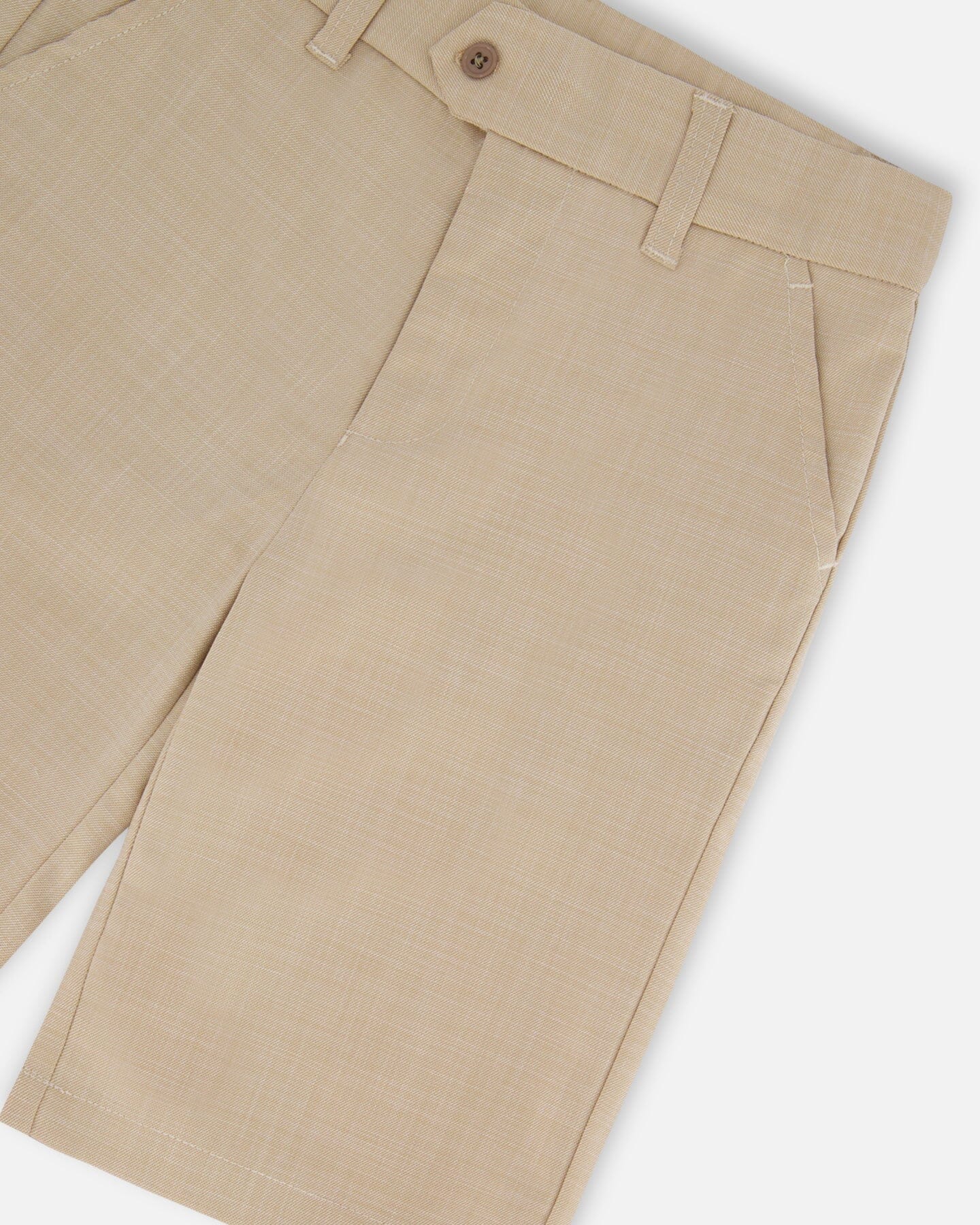Slant Pocket Bermuda Shorts Light Taupe - Shop The Shop