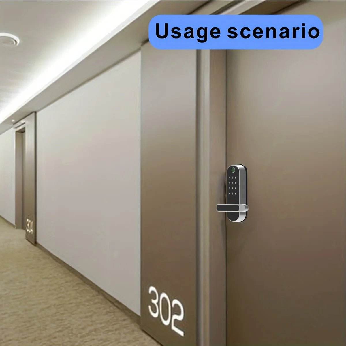 Smart Fingerprint Door Lock - App Remote Control