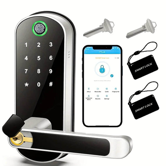 Smart Fingerprint Door Lock - App Remote Control