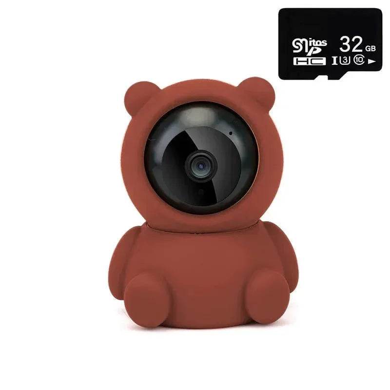 Smart Home Baby Security Monitor WiFi IP Camera – Cartoon Bear Design
