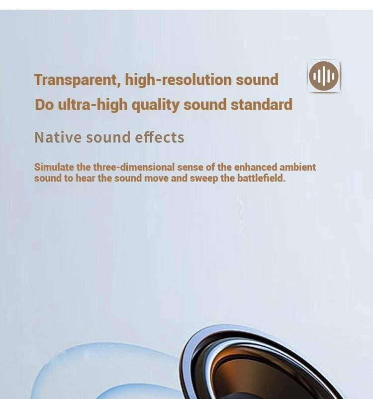 Subwoofer Gaming Wireless Bluetooth Headphones Over Ear HIFI Stereo