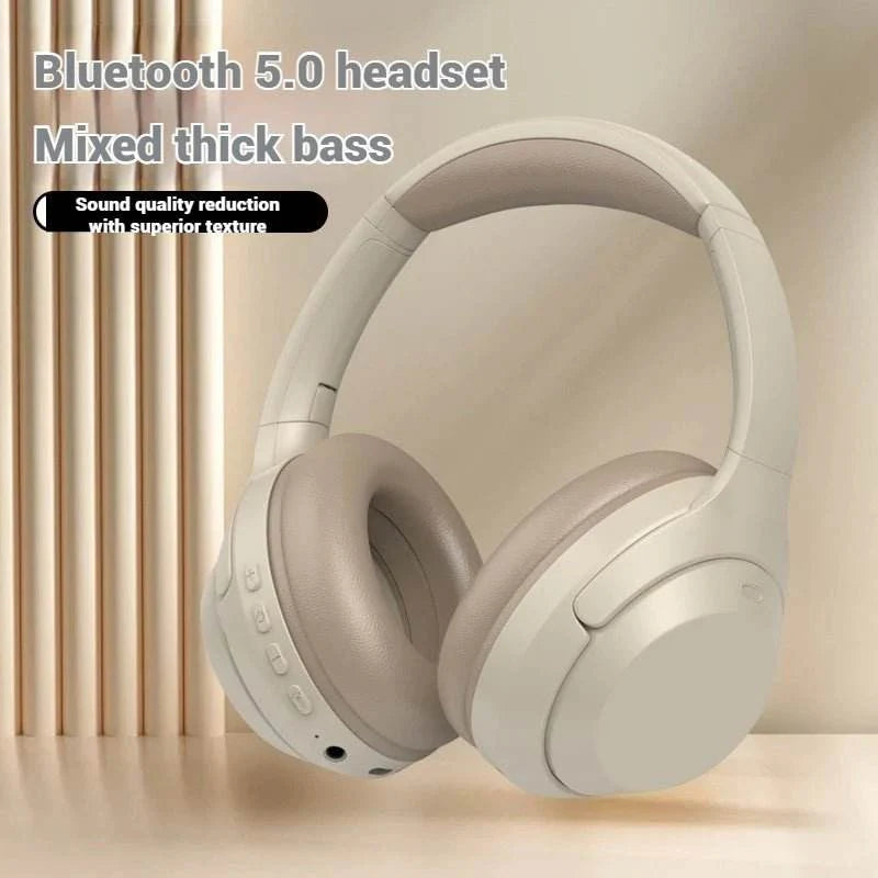 Subwoofer Gaming Wireless Bluetooth Headphones Over Ear HIFI Stereo