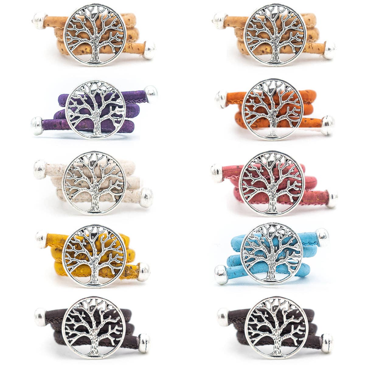Tree of Life Cork Ring (RW - 008 - MIX - 10) - Shop The Shop