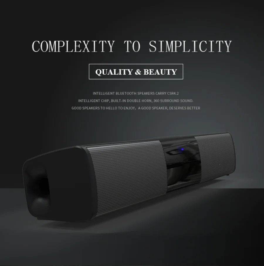 Bluetooth Sound Bar for Home Theater | 3 Channel Speakers
