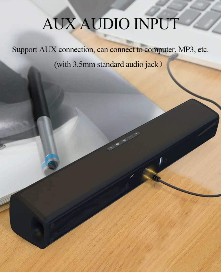 Bluetooth Sound Bar for Home Theater | 3 Channel Speakers