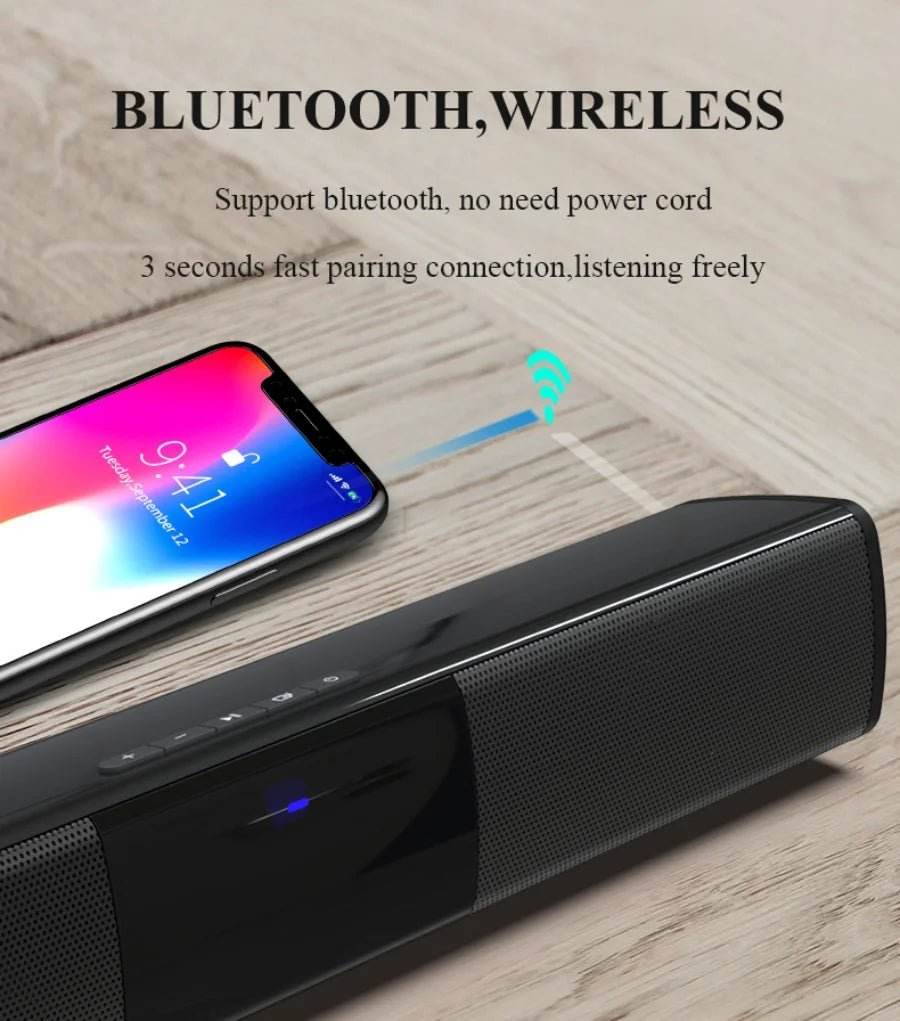 Bluetooth Sound Bar for Home Theater | 3 Channel Speakers