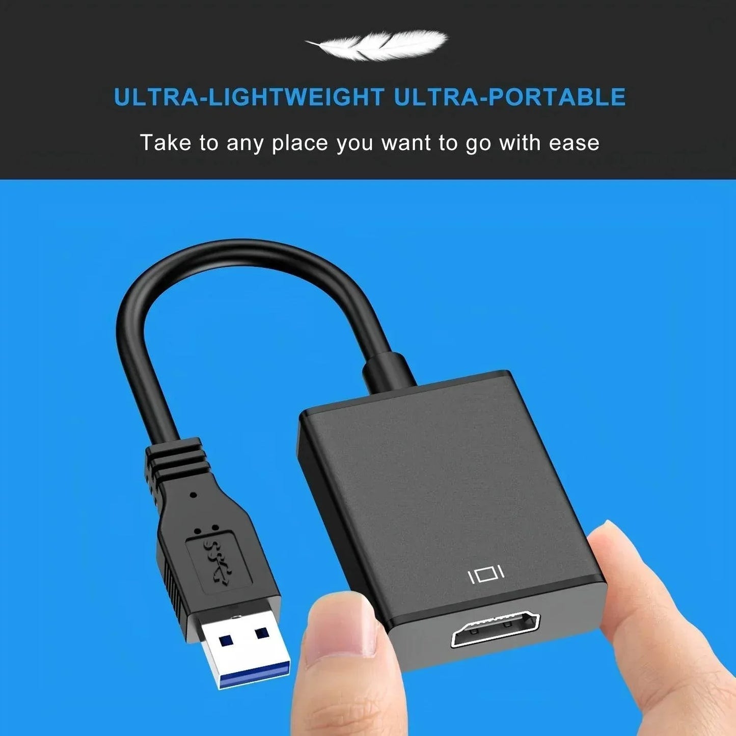 USB 3.0 to HDMI Adapter - 1080P Converter Cable