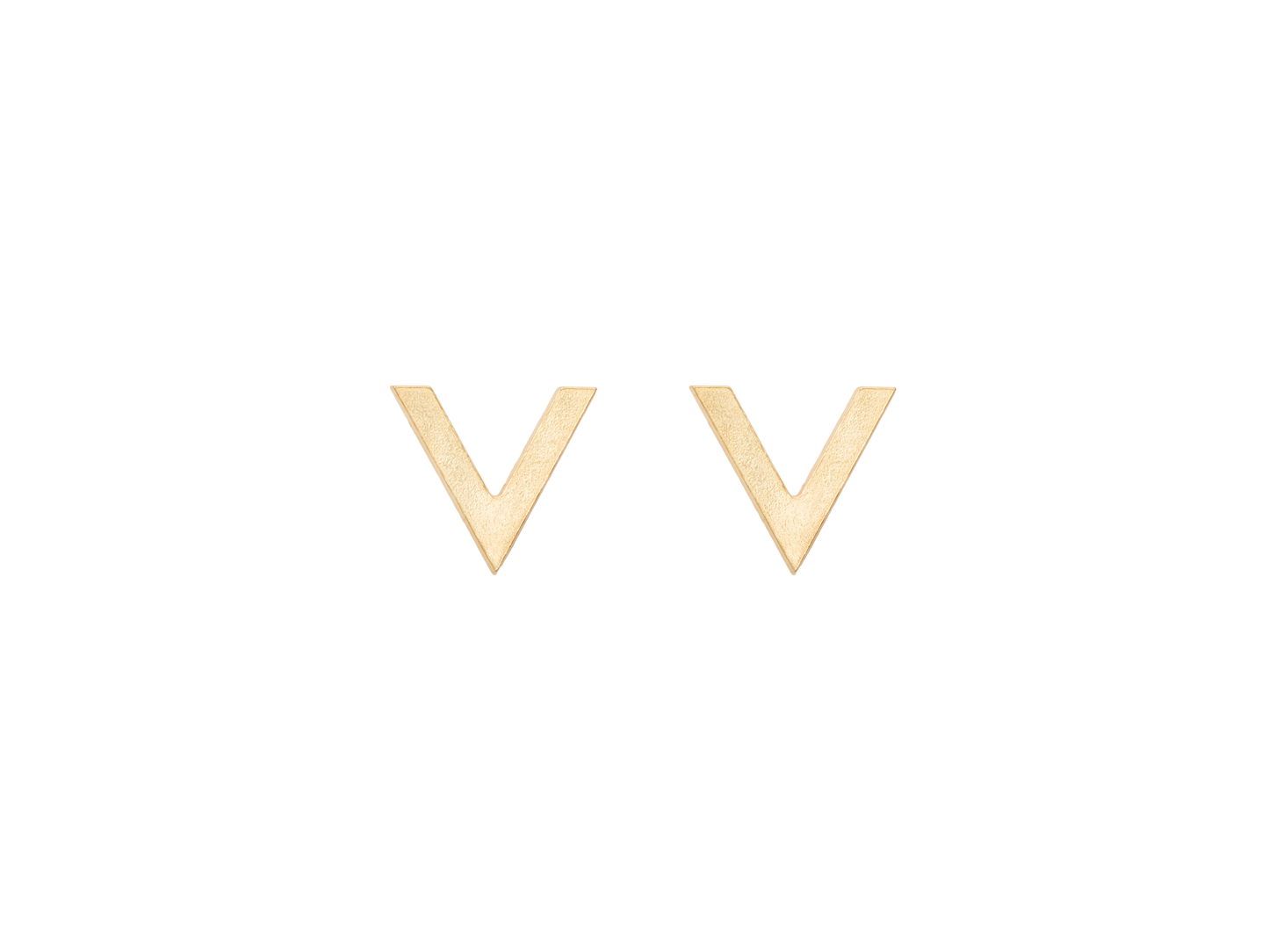 v earrings